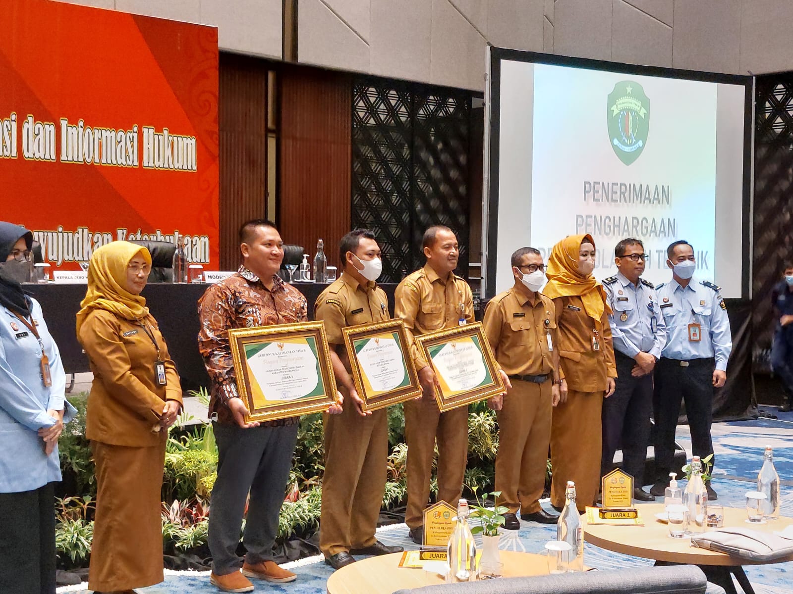 Juara 2 Pengelola JDIH Kabupaten/Kota Se Kalimantan Timur Tahun 2021
